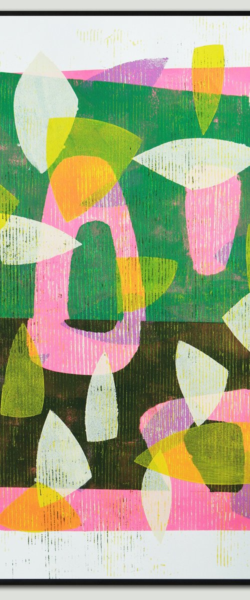 Fractured green by Ronald Hunter