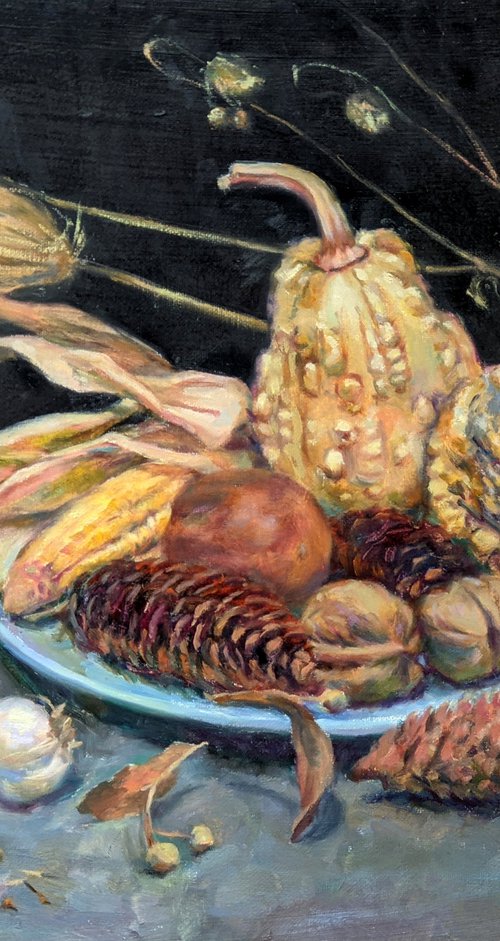 Winter still life by Liudmyla Chemodanova
