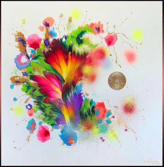 "Sunshine Flowers" Floral Painting