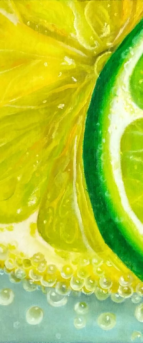 Lemon-lime cocktail by Yulia Berseneva