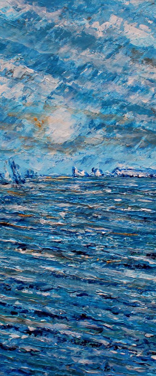 Out on the Solent II by Paul J Best