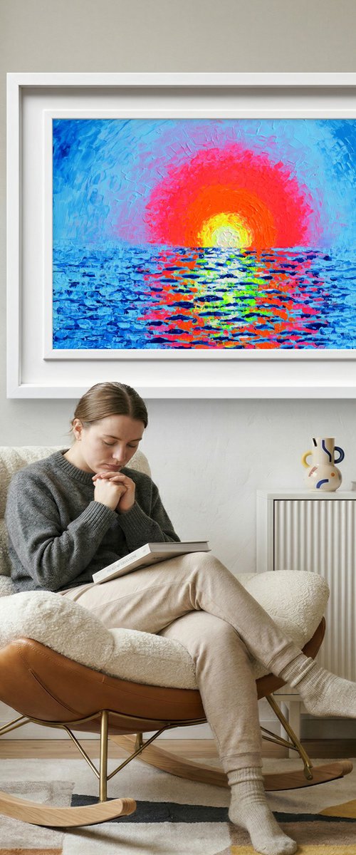 Colorful Sunrise - Seascape by Soos Tiberiu