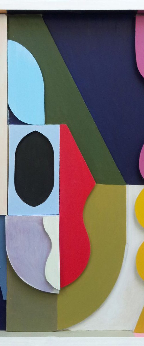 Relief with Black Oval by Liam Hennessy