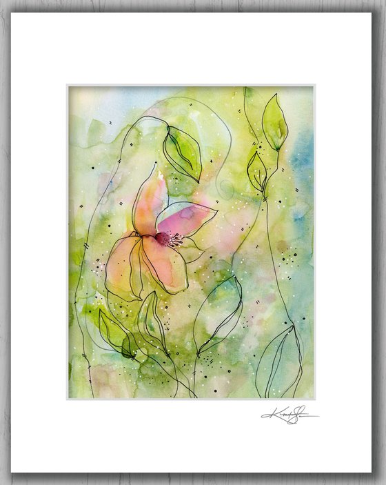 Botanical Music 1 - Floral Abstract Art by Kathy Morton Stanion