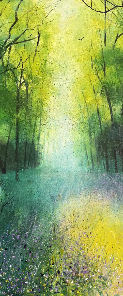 Woodland Violets & Milkmaids by Teresa Tanner