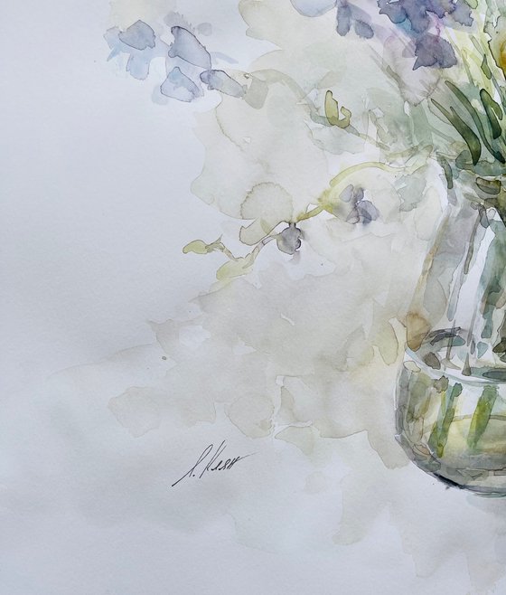 Delphinium 50x65 cm 2025
