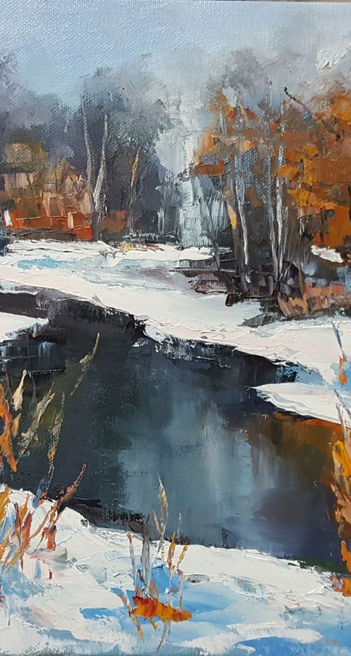 Winter forest by Olga Egorov