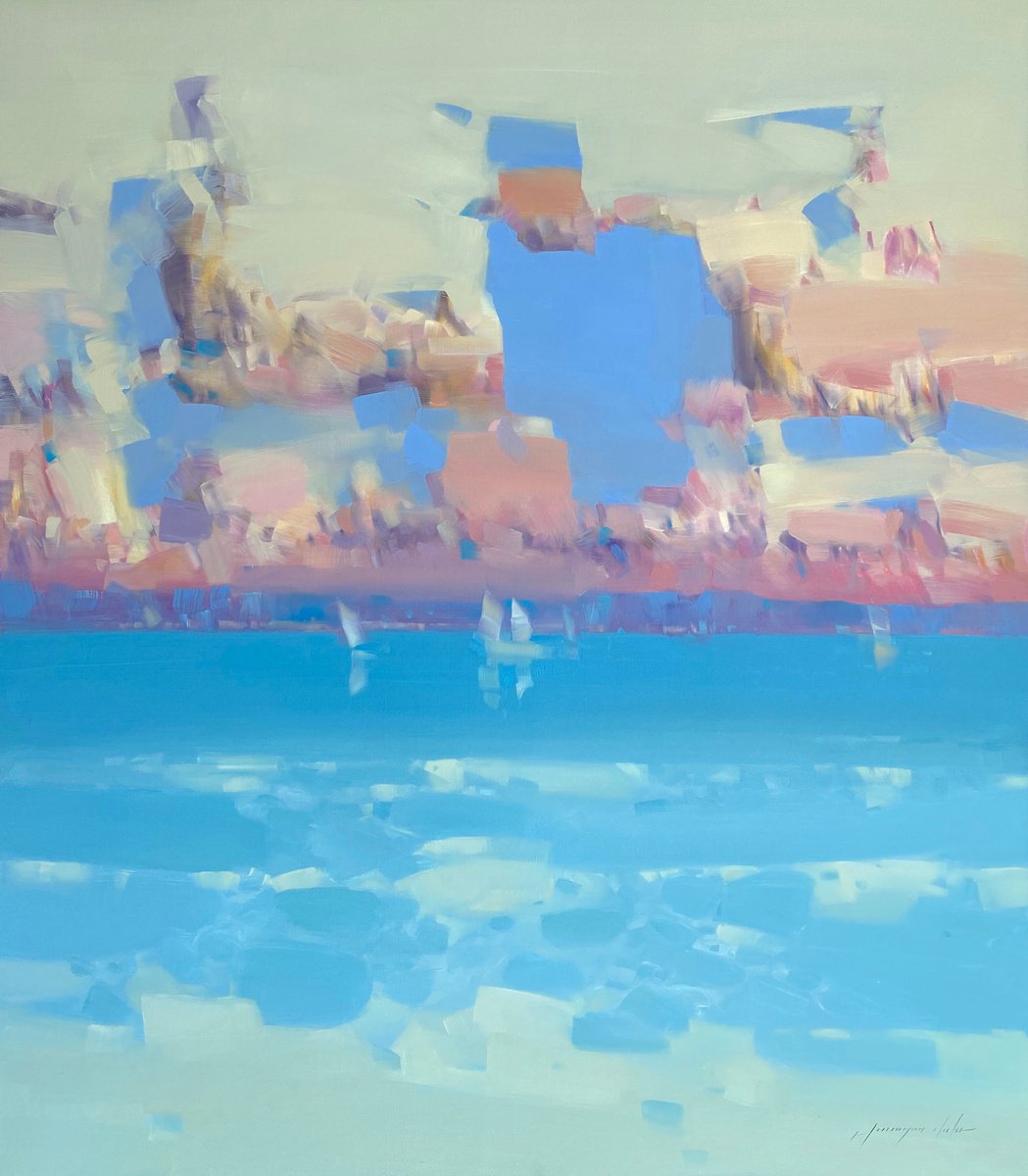 Cream Clouds By Vahe Yeremyan, 35 X 40, Artwork For Sale On Artfinder