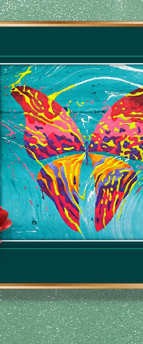 Butterfly «Wild Rose» by Mariia Raskin