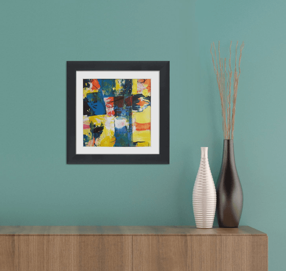 Abstraction #26 - Framed and ready to hang - original abstract painting