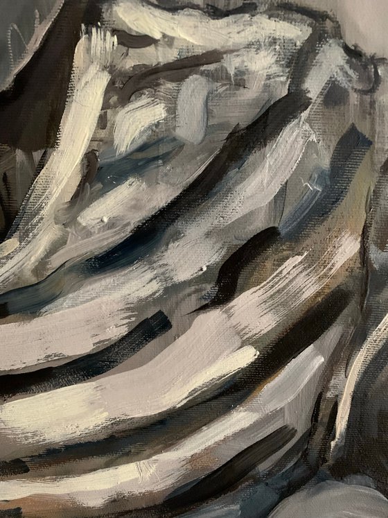 Male figure portrait sailor painting