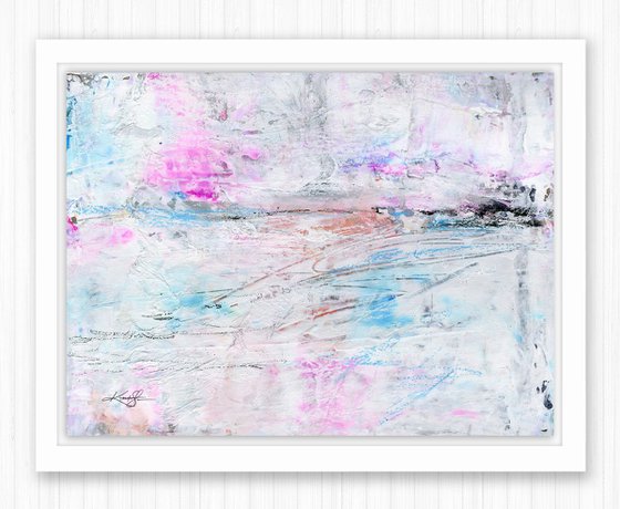 Sacred Journey 3 - Minimal Abstract Landscape Painting  by Kathy Morton Stanion