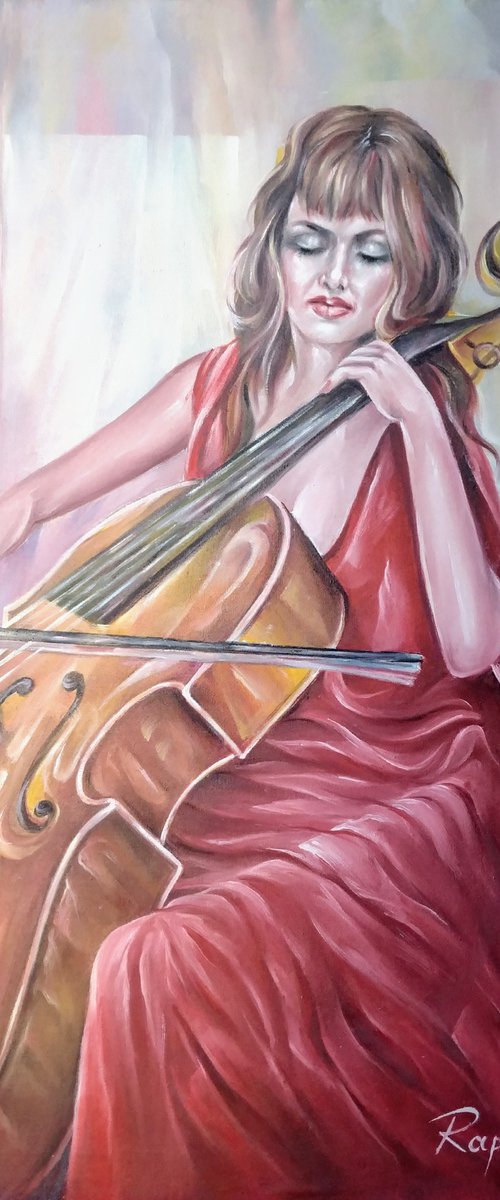 The Cello by Raphael Chouha