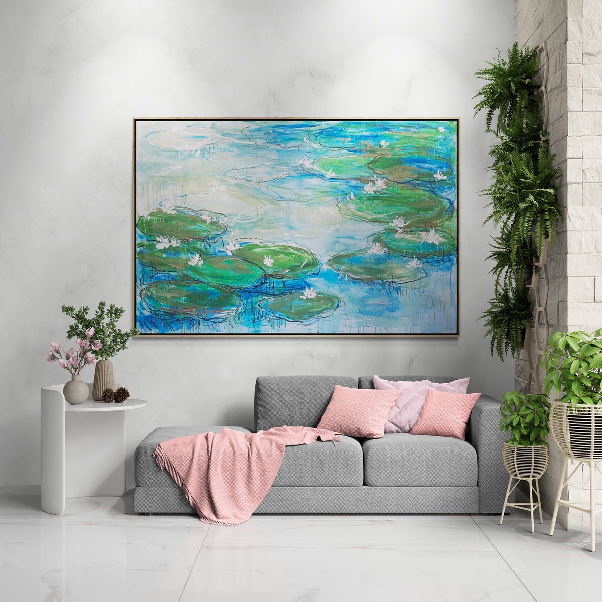 Peace On A Cloudy Day By Belinda Nadwie, 59 X 39, Artwork For Sale On Artfinder