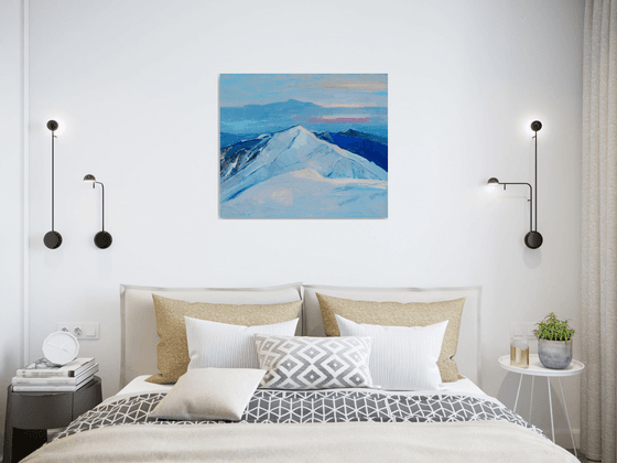 " Mountains in winter "