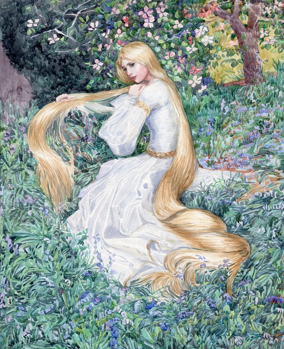 Fairy tale "Rapunzel"