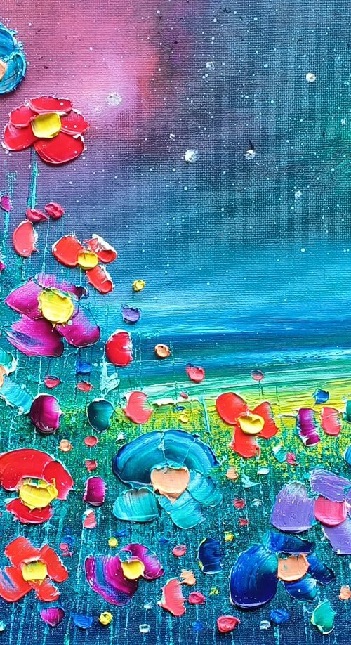 "Crystal Beach & Flowers in Love" by Phil Broad