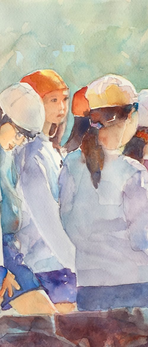 School Girls by Bronwen Jones