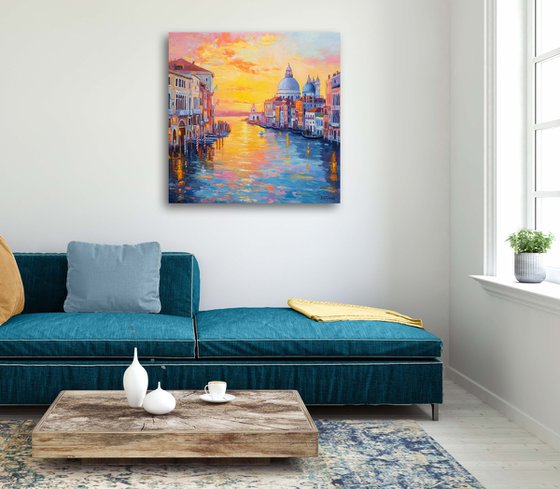 Venice Grand Canal Sunset