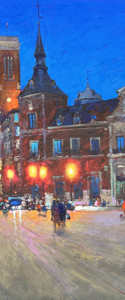 Evening Madrid by Andrii Kovalyk
