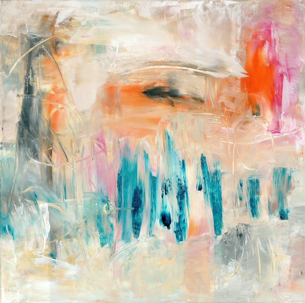 Inner Echoes 2 By Kathy Morton Stanion, 20 X 20, Artwork For Sale On Artfinder