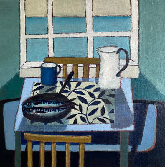 Still Life with Mackerel