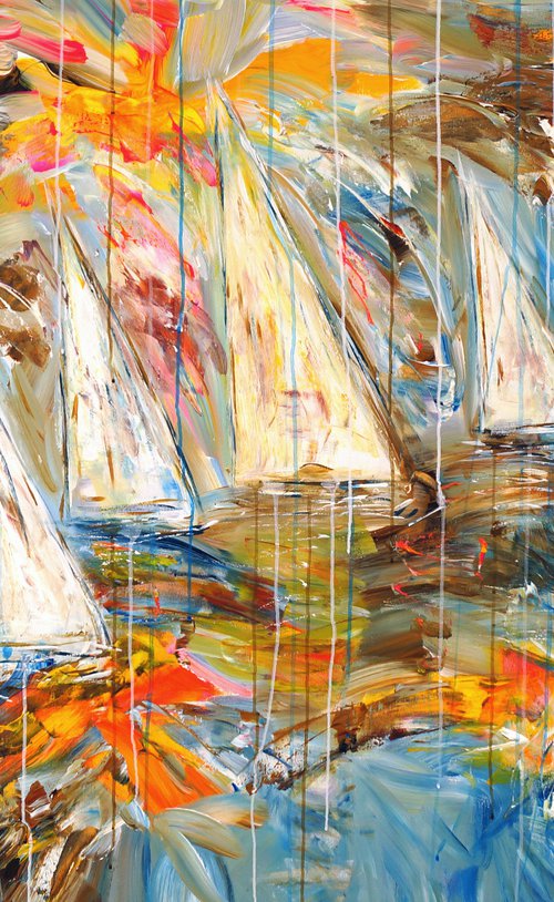 Stormy Sailing Regatta XL 3 by Peter Nottrott