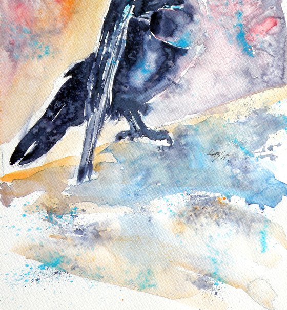 Crow in autumn II