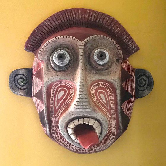 Primitive Style Ceramic Mask Three