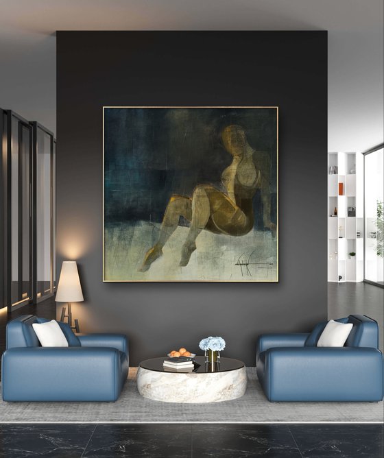 Contemplation in Blue