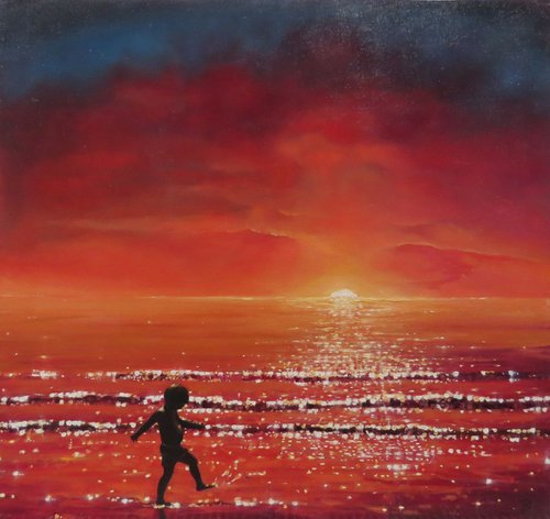 Sunset Splash by Kerry Lisa Davies