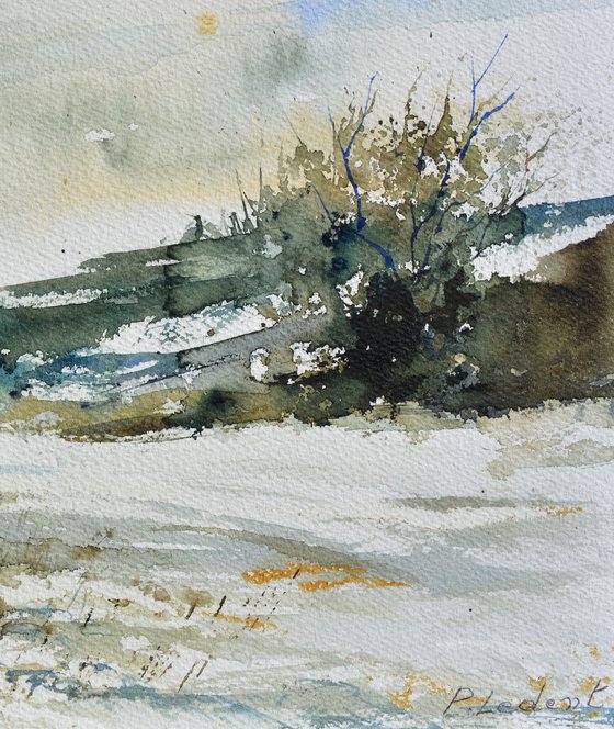 November  watercolor