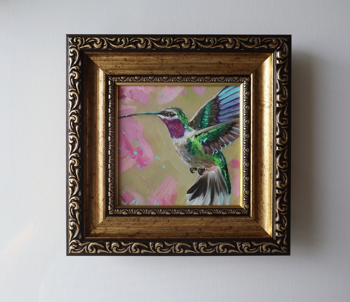 Bird Small Art Frame by Natalia Shaykina