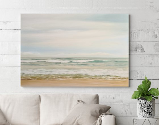 "Seashore 2" Original seascape oil art