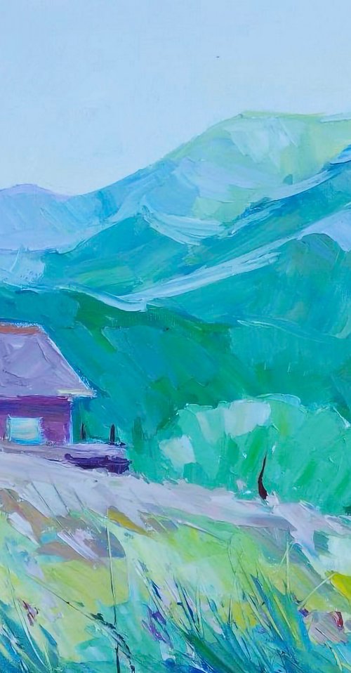 House in the mountains by Natali Oniks (Onikiienko)