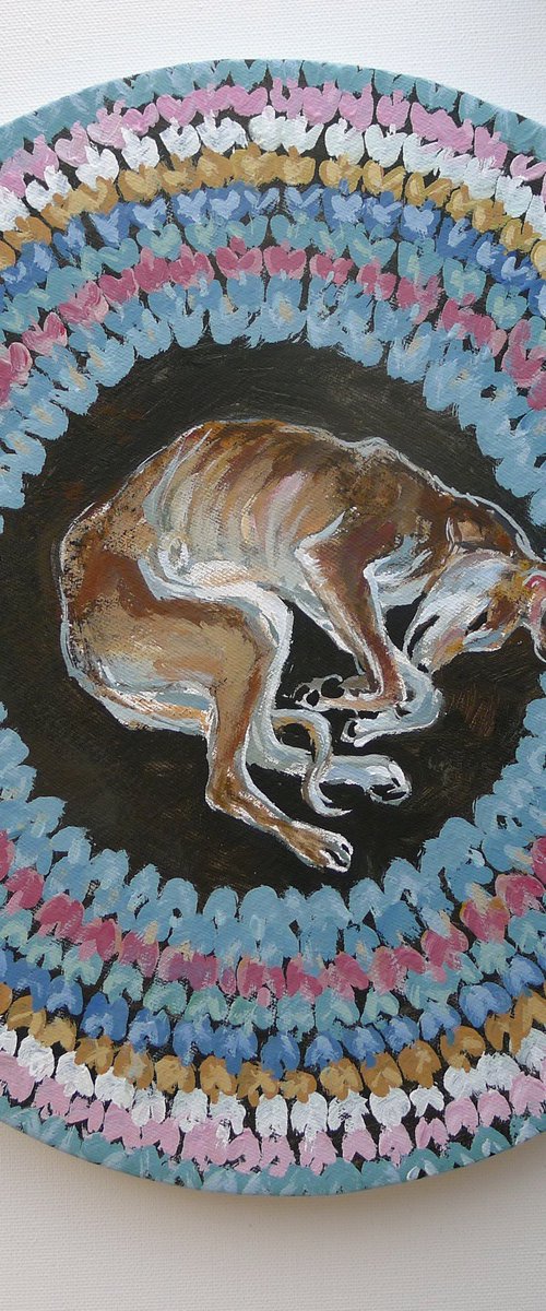 Rug with a Dog by Tatyana Kaganets