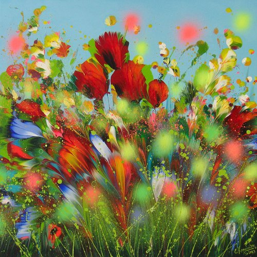 27.5” Summer wildflowers by Irini Karpikioti