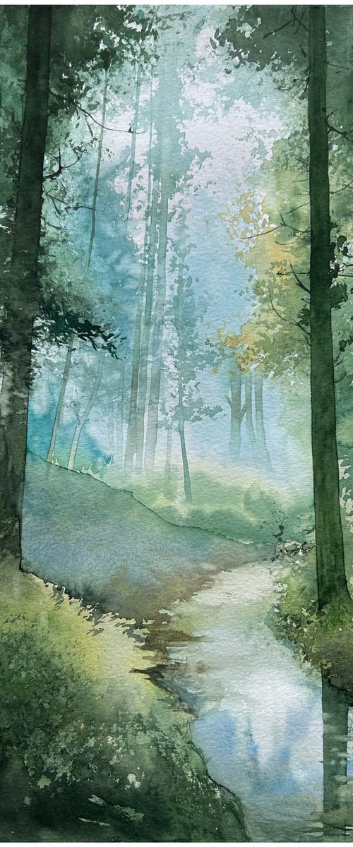 Forest morning mood by Nazar Grunyka