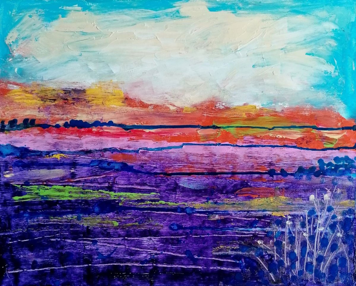 Abstract Landscape No 2 by Pamela McMahon