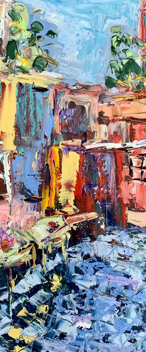 Italian courtyard by Vilma Gataveckienė
