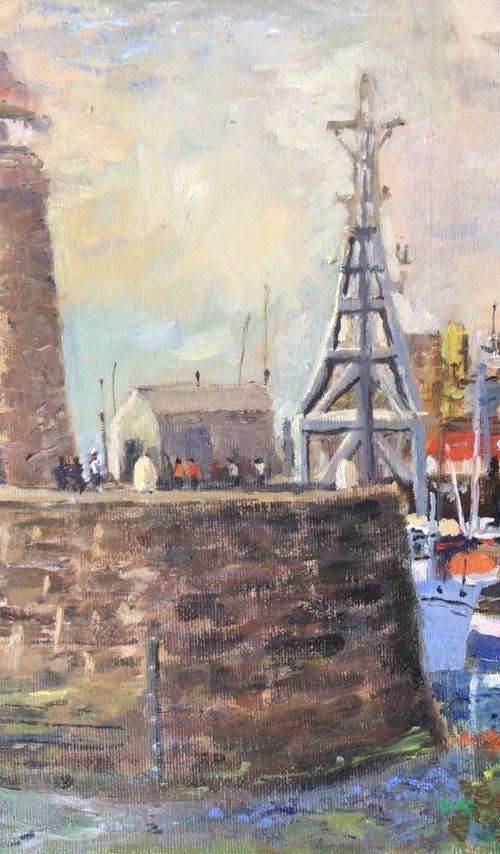 Harbour entrance, Ramsgate by Julian Lovegrove Art