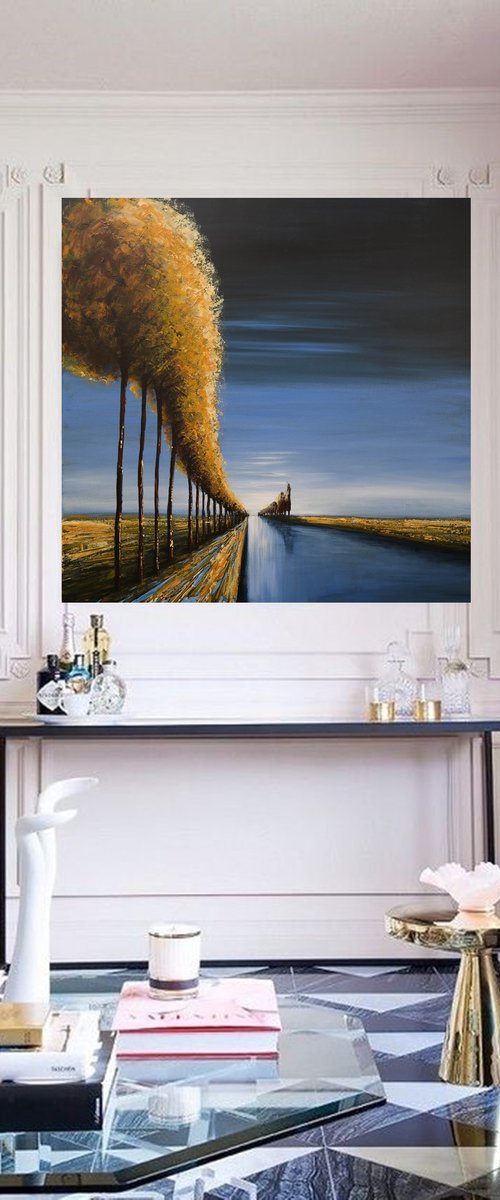 Autumn  Lines  - Fields and Colors Series by Danijela Dan