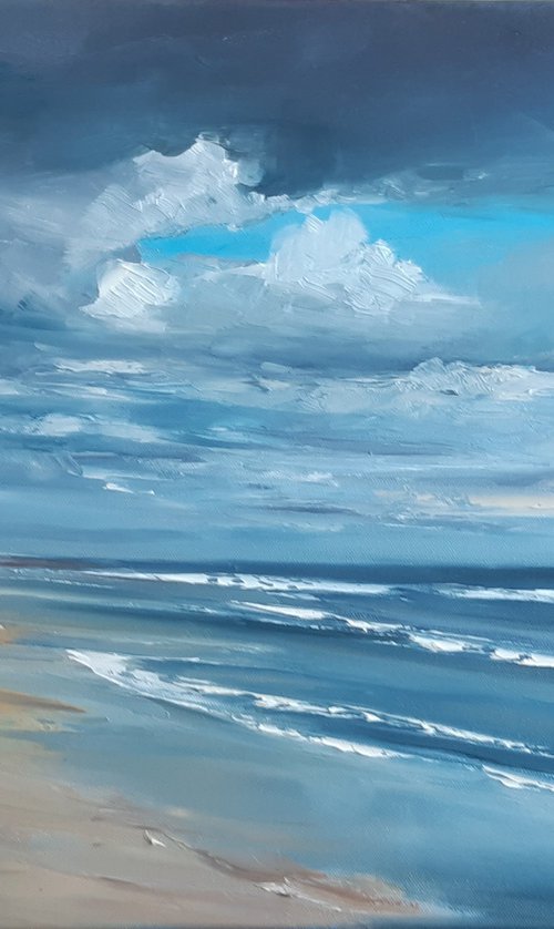 Winter beach at Holkham by Steve Keenan
