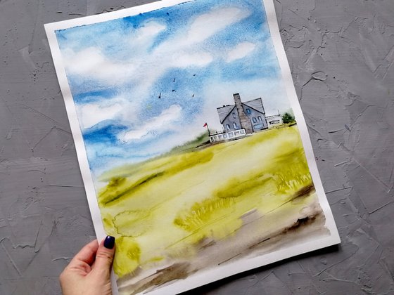 Field watercolor