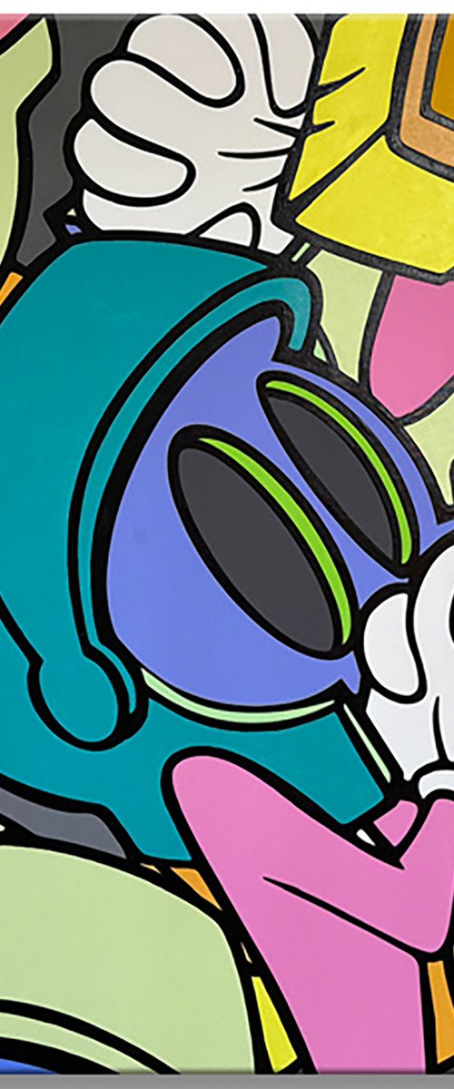 You and me Marvin the Martian by Gardani Art