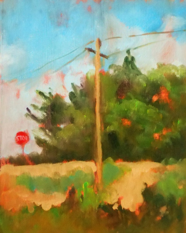 Telephone Pole By Ann Cameron Mcdonald Artfinder
