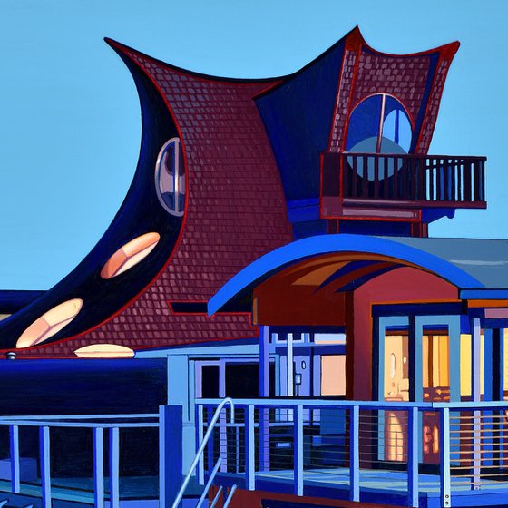 Sausalito Owl Houseboat