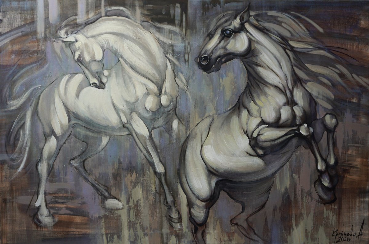 Unstoppable By Anastasiia Kraineva (Masniuk), 59 X 39, Artwork For Sale On Artfinder