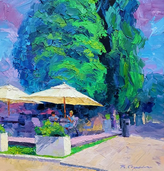 Summer cafe