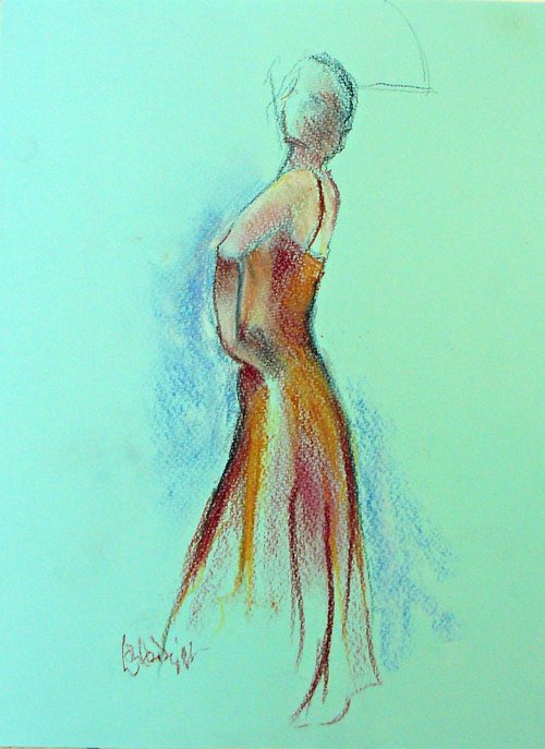 Flamenco - 01 by Louise Diggle
